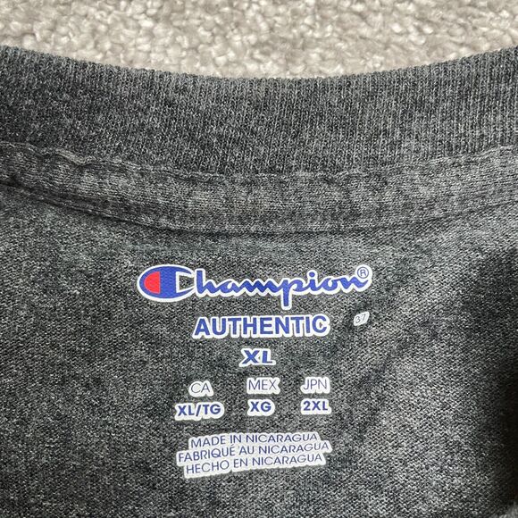 Champion Star Wars Graphic T-Shirt Mens XL Dark Gray Long Sleeve Crew Neck NWT - Picture 4 of 12